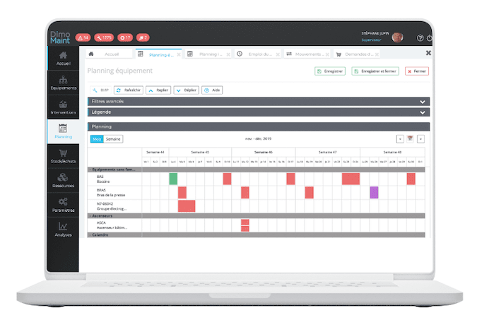 Eine webbasierte Lösung für die Planung und Überwachung von Maßnahmen